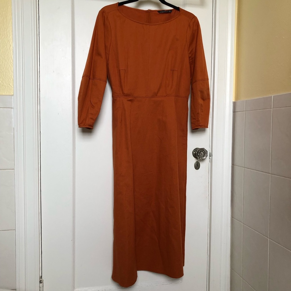 ZARA Minimalist midi dress